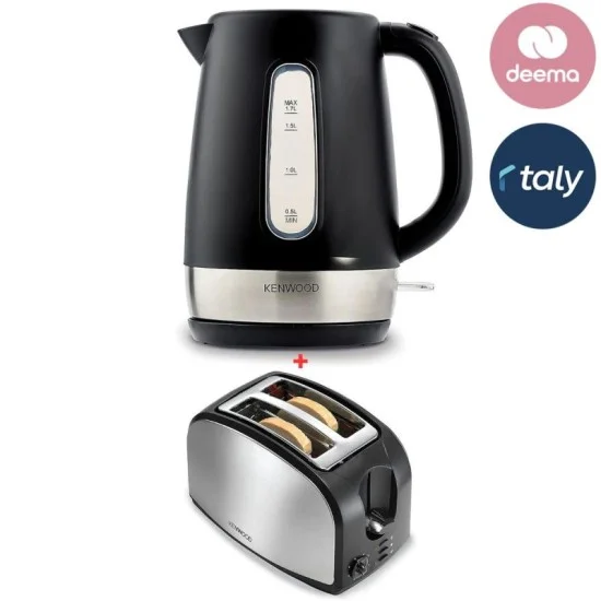 Kenwood Breakfast Bundle Kettle with Toaster - Black